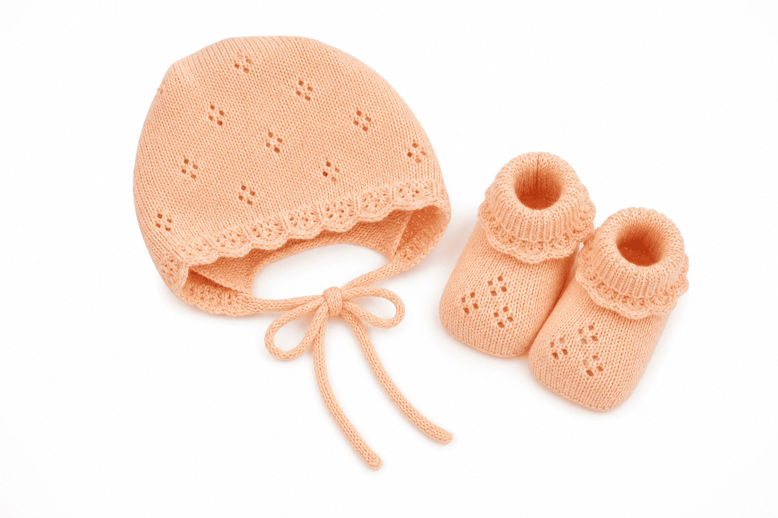 Coordinated Bonnet and Bootie Sets, 6-Set Pack