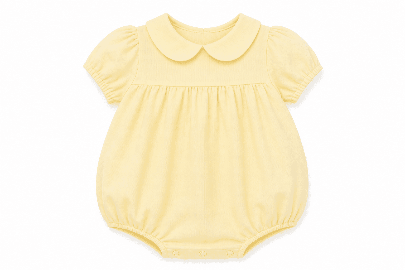 Storybook Collar Bubble Rompers, 4-Piece Size Pack